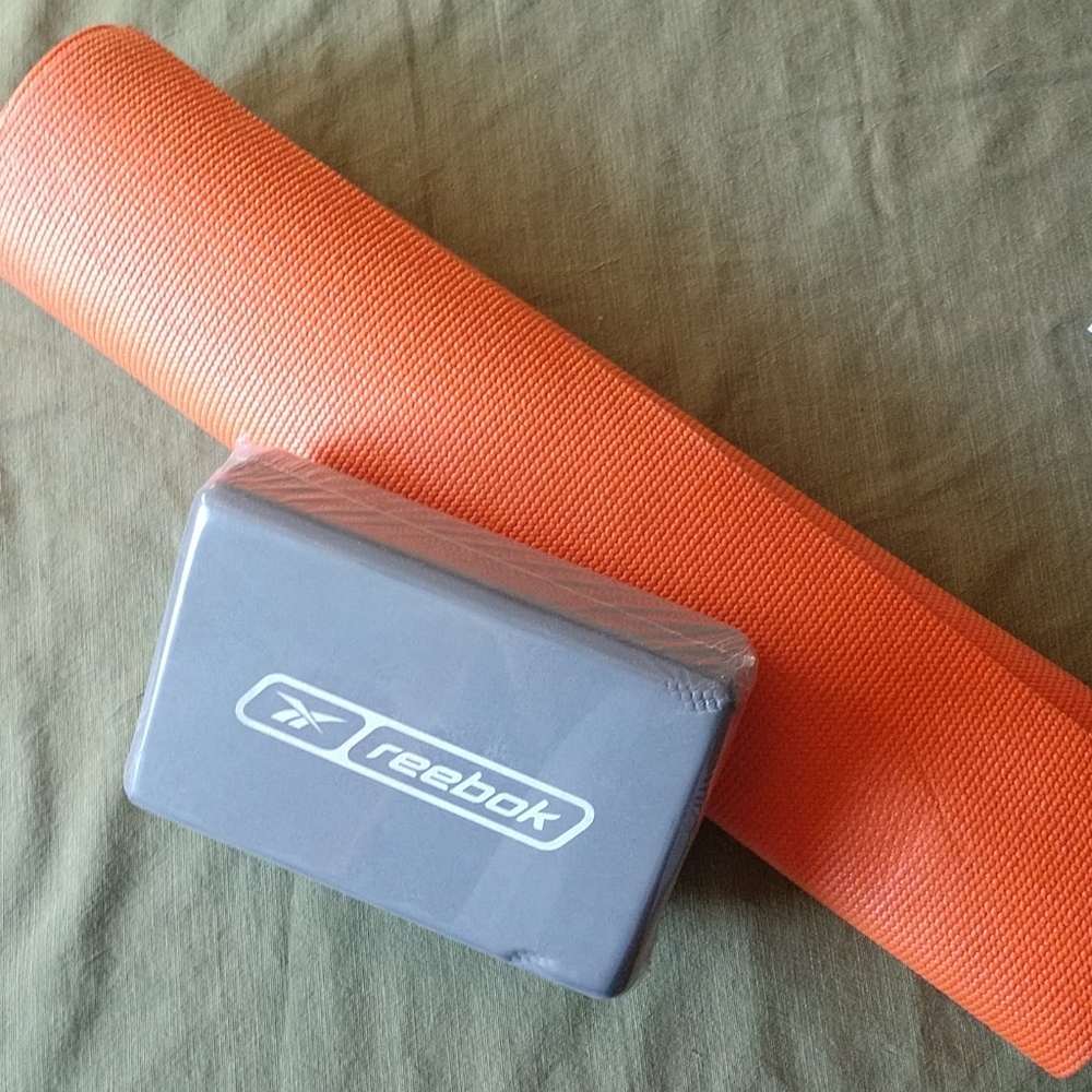 Yoga Mat and Block
